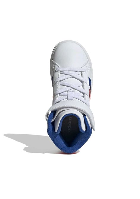 Scarpe Adidas Grand Court Mid Bianco Blu Rosso Bambini ADIDAS CORE | Sneakers | JP8876-